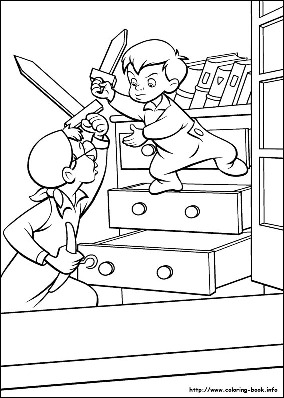 Peter Pan coloring picture